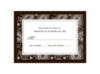 Perfect Paisley - Chocolate - Response Card and Envelope