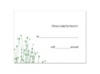 Blooming - Clover Response Card