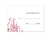 Blooming - Apple Response Card