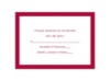 Photo Simplicity - Apple - Response Card and Envelope