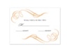 Photo and Swirls - Tangerine - Response Card and Envelope