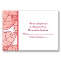 Translucent Leaves - Apple - Response Card and Envelope