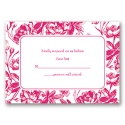 Vintage Floral Photo - Watermelon - Response Card and Envelope