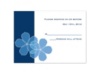 Floral Photo - Marine - Response Card and Envelope