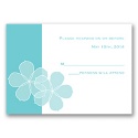 Floral Photo - Pool - Response Card and Envelope