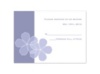 Floral Photo - Victorian Lilac - Response Card and Envelope