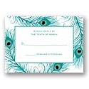 Jade Peacock - Response Card and Envelope