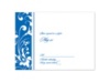 Fancy Flourish Photo - Horizon - Response Card and Envelope