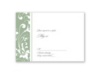 Fancy Flourish Photo - Peridot - Response Card and Envelope