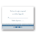 Vintage Elegance - Cornflower - Response Card and Envelope