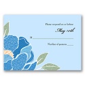 Patterned Peony - Cornflower - Response Card and Envelope
