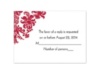 Decorative Damask - Apple - Response Card and Envelope