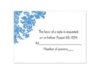 Decorative Damask - Cornflower - Response Card and Envelope