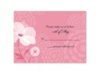 Moonlight Blossoms - Watermelon - Response Card and Envelope