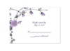 Iris Floral - Response Card and Envelope