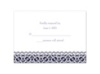 New Tradition - Lapis - Response Card and Envelope