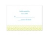 New Tradition - Key Lime - Response Card and Envelope