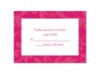 Treasured Jewels Pattern - Watermelon - Response Card and Envelope