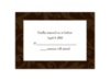 Treasured Jewels Pattern - Chocolate - Response Card and Envelope