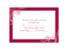Cascading Blossoms - Apple - Response Card and Envelope