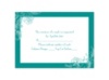 Cascading Blossoms - Jade - Response Card and Envelope