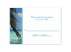 Sun Kissed Beach - Response Card and Envelope