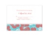 Tropical Floral - Guava - Response Card and Envelope