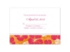 Tropical Floral - Watermelon - Response Card and Envelope