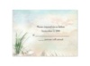 Beach Grass - Response Card and Envelope
