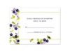 Flirty - Wisteria - Response Card and Envelope