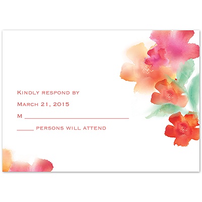 Desire - Guava - Response Card and Envelope