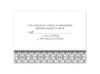Imperial Byzantine Border - Response Card and Envelope