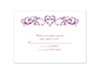 Imperial Filigree Heart - Response Card and Envelope