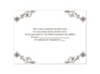 Imperial Deco Monogram - Response Card and Envelope