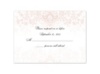 Blush Rhapsody - Response Card and Envelope
