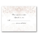 Champagne Rhapsody - Response Card and Envelope