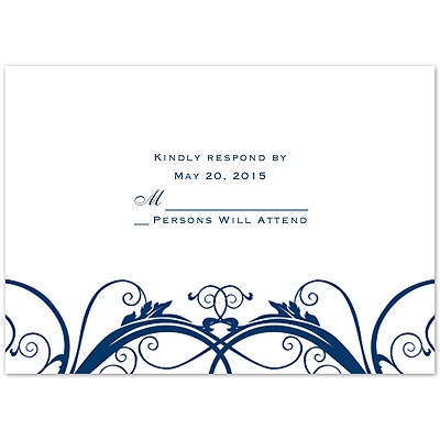 Tender Love - Marine - Response Card and Envelope