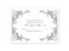 Sterling Flourish - Respond Card and Envelope
