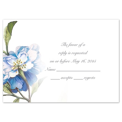 Brittany Roses - Horizon - Response Card and Envelope
