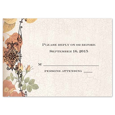 Essence of Fall - Response Card and Envelope