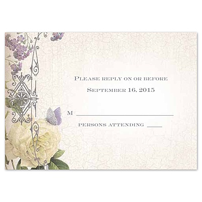 Essence of Summer - Response Card and Envelope