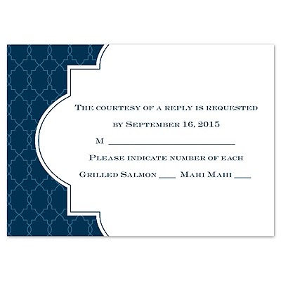 Lasting Impression - Response Card and Envelope