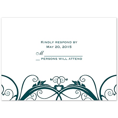 Tender Love - Gem - Response Card and Envelope