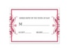 Opulent Band - Apple - Response Card and Envelope