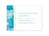Captivating Floral - Malibu - Response Card and Envelope