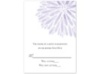 Burst of Color - Iris - Response Card and Envelope