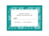 Perfect Paisley - Jade - Response Card and Envelope