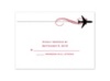 Boarding Pass - Response Card and Envelope