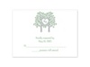 Naturally Love - Clover  - Response Card and Envelope