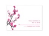 Budding Beauty - Response Card and Envelope